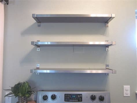 stainless steel shelving ideas